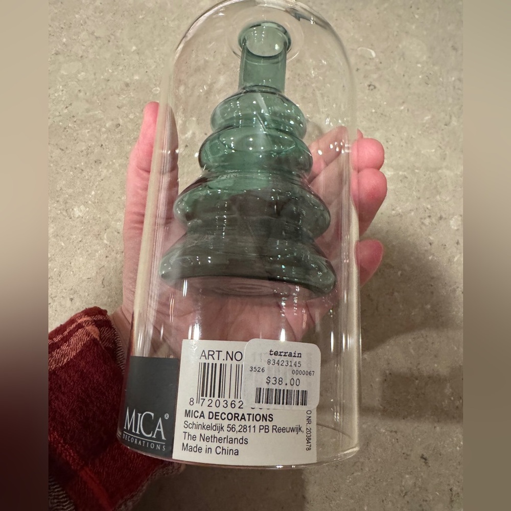 Evergreen Glass Bud Vase - Picture 7 of 9